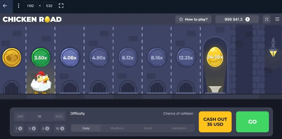 Gestione del bankroll Chicken Road - puntate e RTP